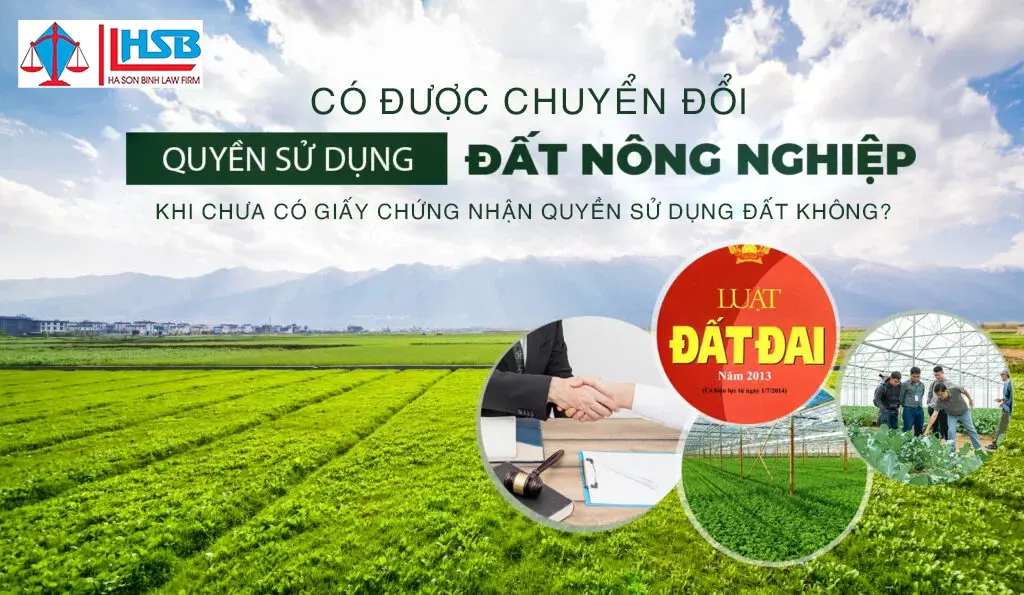 Có được chuyển đổi quyền sử dụng đất nông nghiệp khi đất chưa có Giấy chứng nhận quyền sử dụng đất không?